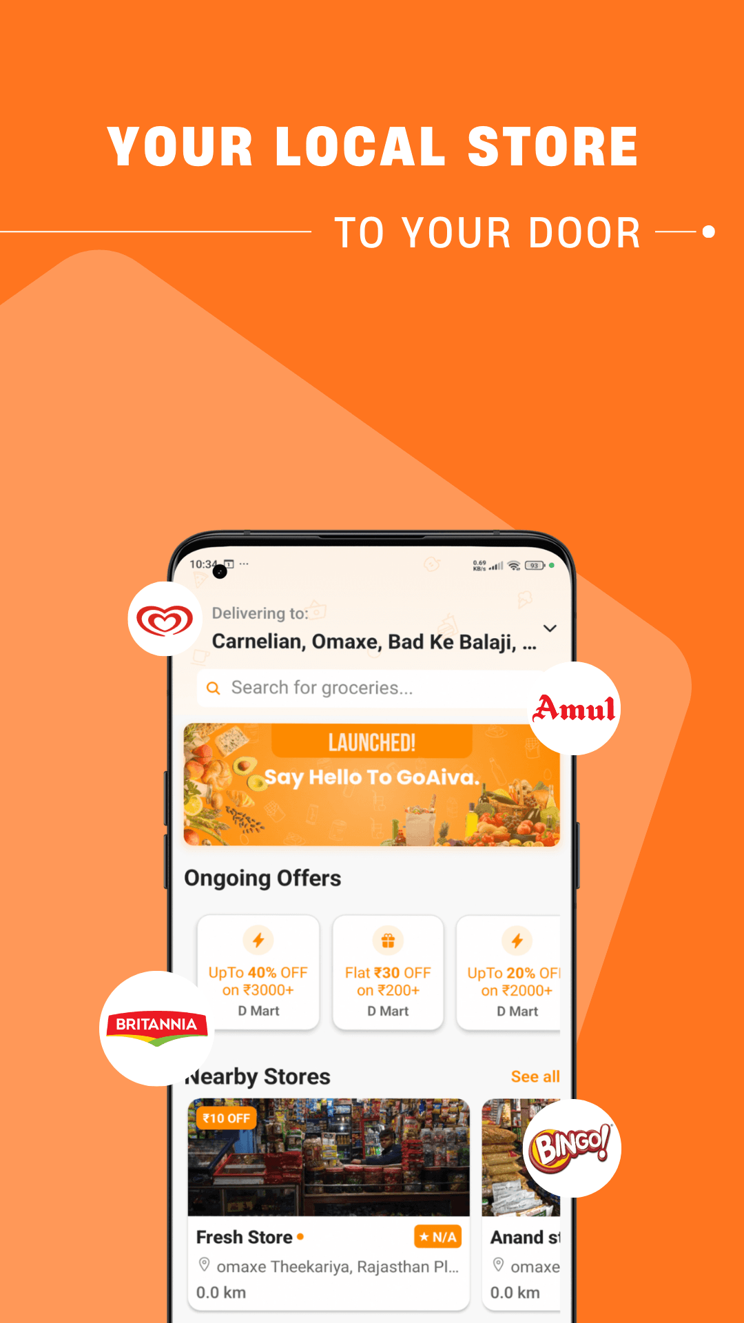 Local Store List Screenshot
